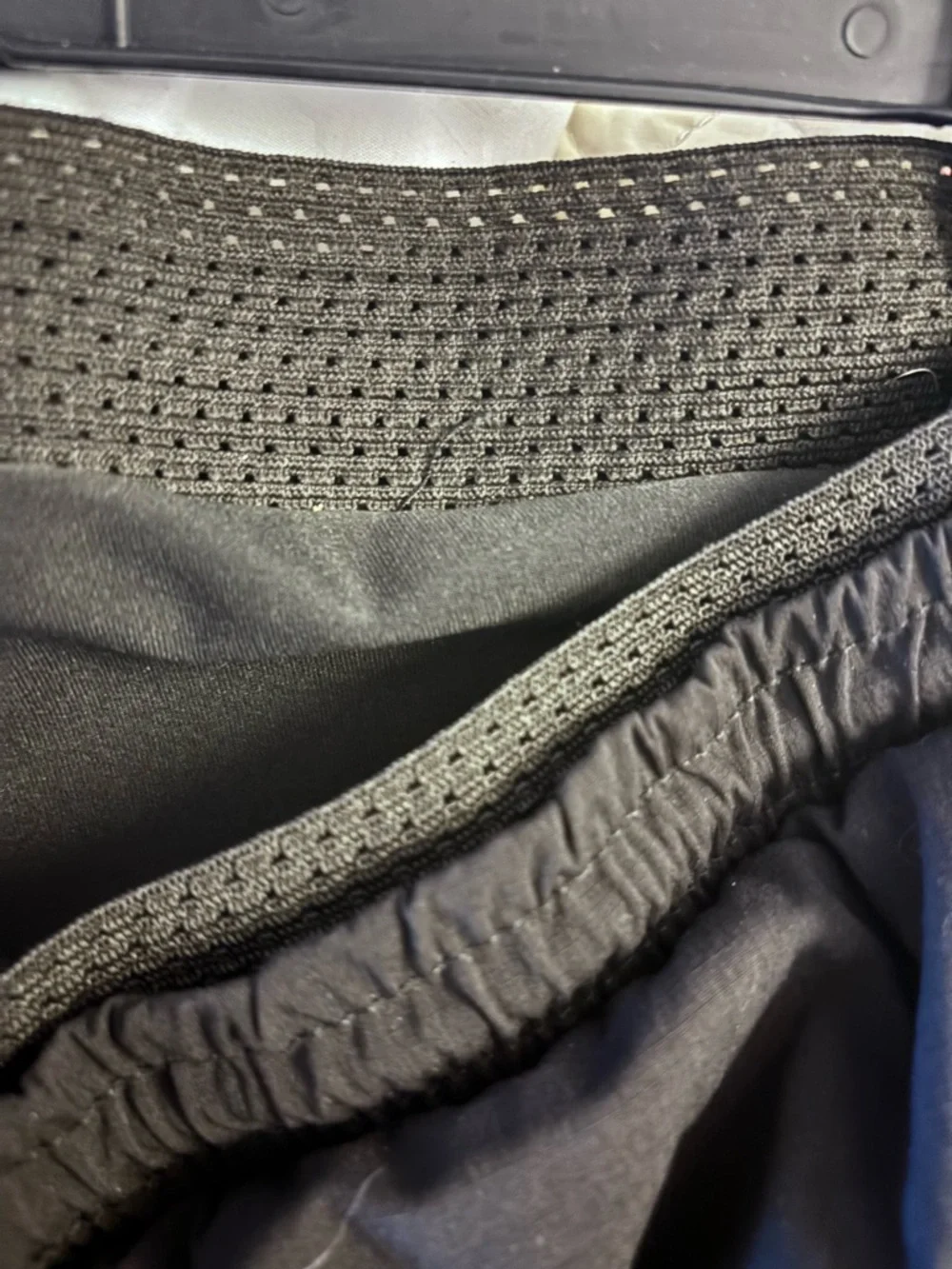Casual Drawstring Skort in Black. Nylon/spandex Blend. - Picture 9 of 13